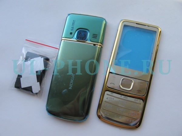 Корпус Nokia 6700 Classic + клавиатура (класс ААА) золото