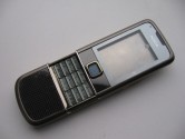 Корпус для Nokia 8800 Arte со средней частью + клавиатура оригинал карбон