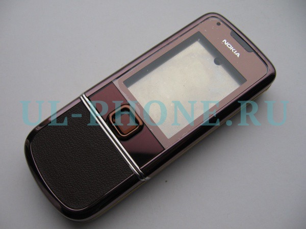Корпус для Nokia 8800 Arte со средней частью + клавиатура оригинал кофейный