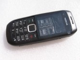 Корпус для Nokia C1-00 со средней частью + клавиатура (класс ААА) черный