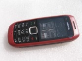 Корпус для Nokia C1-00 со средней частью + клавиатура (класс ААА) красный