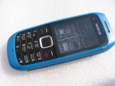 Корпус для Nokia C1-00 со средней частью + клавиатура (класс ААА) синий
