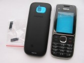 Корпус для Nokia C2-01 + клавиатура (класс ААА) черный