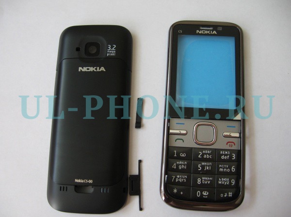 Корпус Nokia C5-00 черный