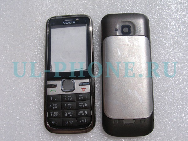 Корпус Nokia C5-00 серый
