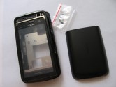 Корпус для Nokia C6-01 со средней частью + клавиатура оригинал черный