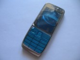 Корпус Nokia E52 + клавиатура (класс ААА) серебро
