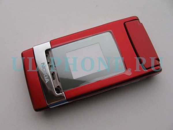 Корпус для Nokia N76 со средней частью + клавиатура (ОРИГИНАЛ) красный