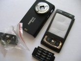 Корпус для Nokia N95 без средней части + клавиатура (класс ААА) черный