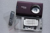 Корпус для Nokia N95 без средней части + клавиатура (класс ААА) серебро
