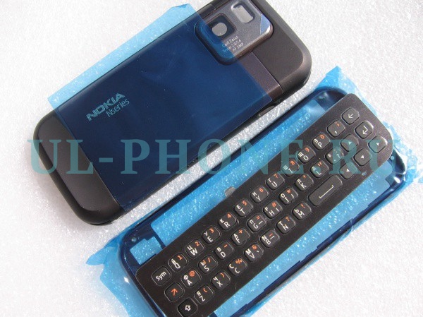 Корпус для Nokia N97 mini со средней частью + qwerty клавиатура (класс ААА) черный