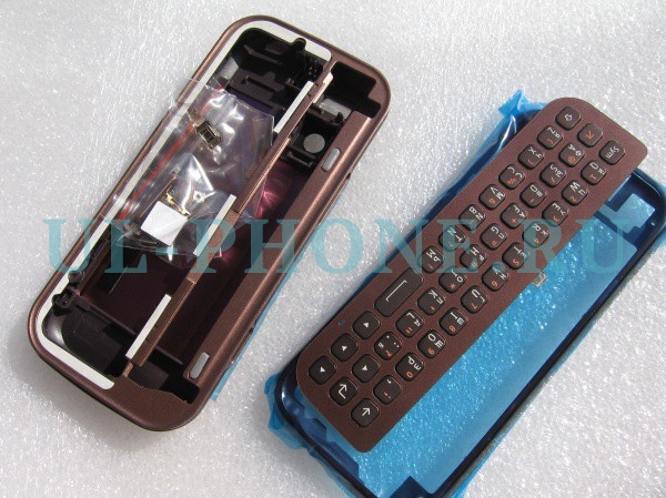 Корпус для Nokia N97 mini со средней частью + qwerty клавиатура (класс ААА) бронзовый