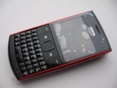 Корпус для Nokia X2-01 со средней частью + клавиатура (класс ААА) красный