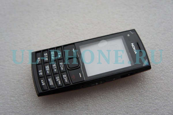 Корпус для Nokia X2-02  красный