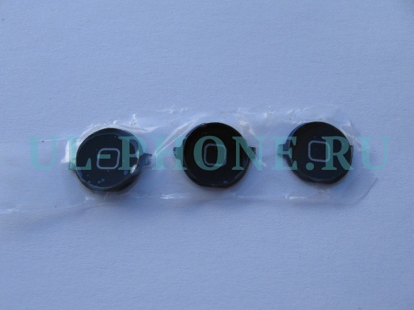 Кнопка (толкатель) "Home" для IPhone 3G черный