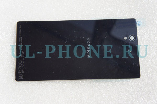 Задняя крышка для Sony Xperia Z / C6603/ LT36i /C6602 / L36i / C6606 / L36A  черная
