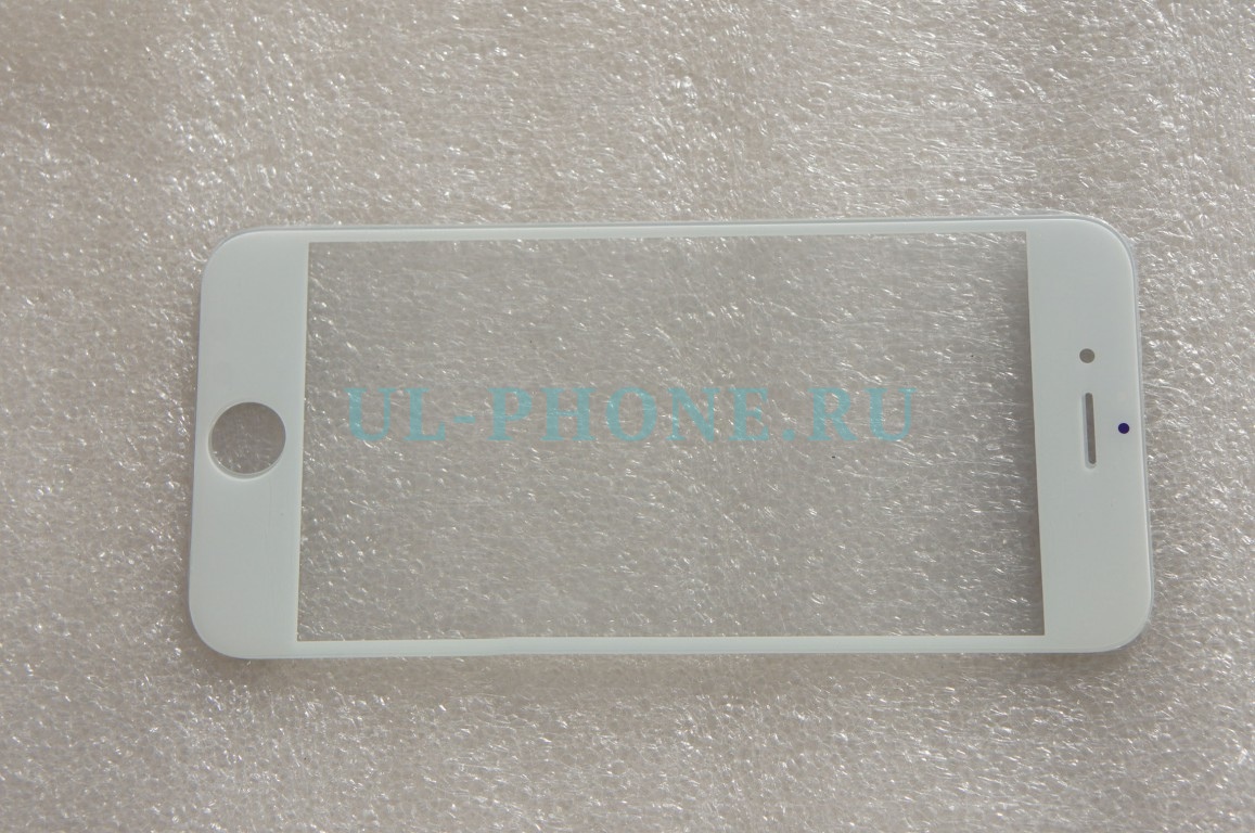 Стекло для iPhone 6 (белый)