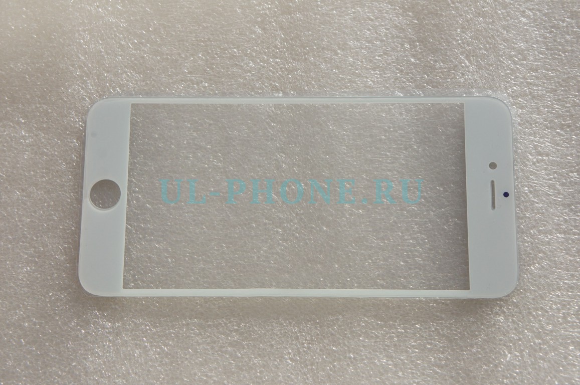Стекло для iPhone 6 Plus (белый)