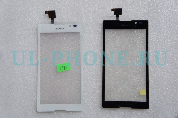 Тачскрин для Sony Xperia C (S39h / C2305) Оригинал белый