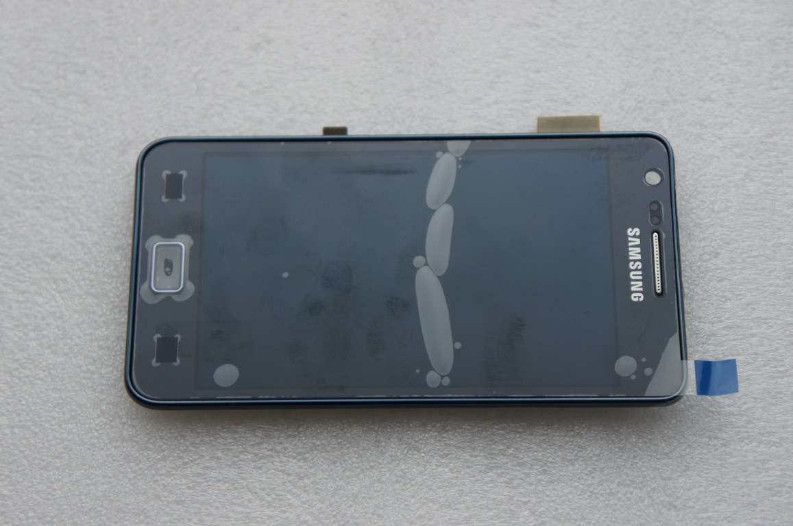 Дисплей + тачскрин для Samsung i9105 Galaxy S2 Plus (в рамке) черный 100% оригинал