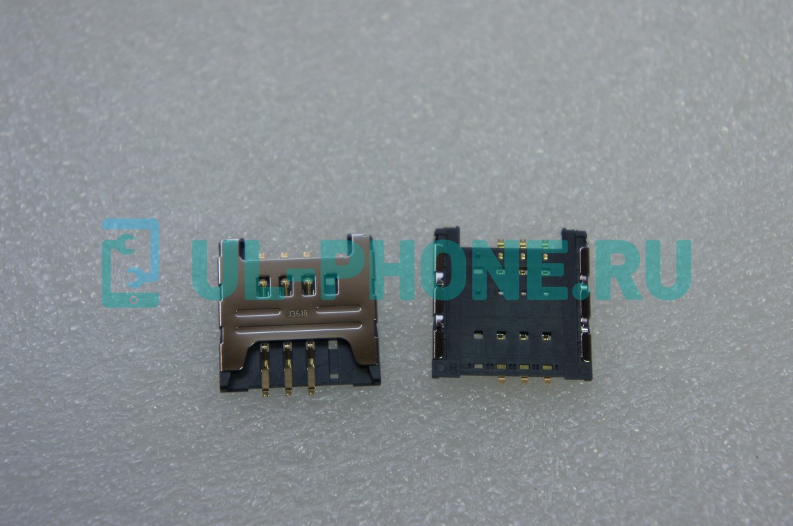 Разъем сим-карты для Samsung E2530/ S5610 / С3752 / N7000 / S5380 / S5570 / S6500 / I9220 / S3650 (оригинал)
