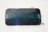 Дисплей + тачскрин для Samsung GT-I9505 Galaxy S4 (оригинал) черный в рамке