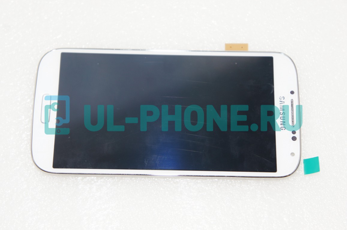 Дисплей + тачскрин для Samsung GT-I9505 Galaxy S4 (оригинал) белый в рамке
