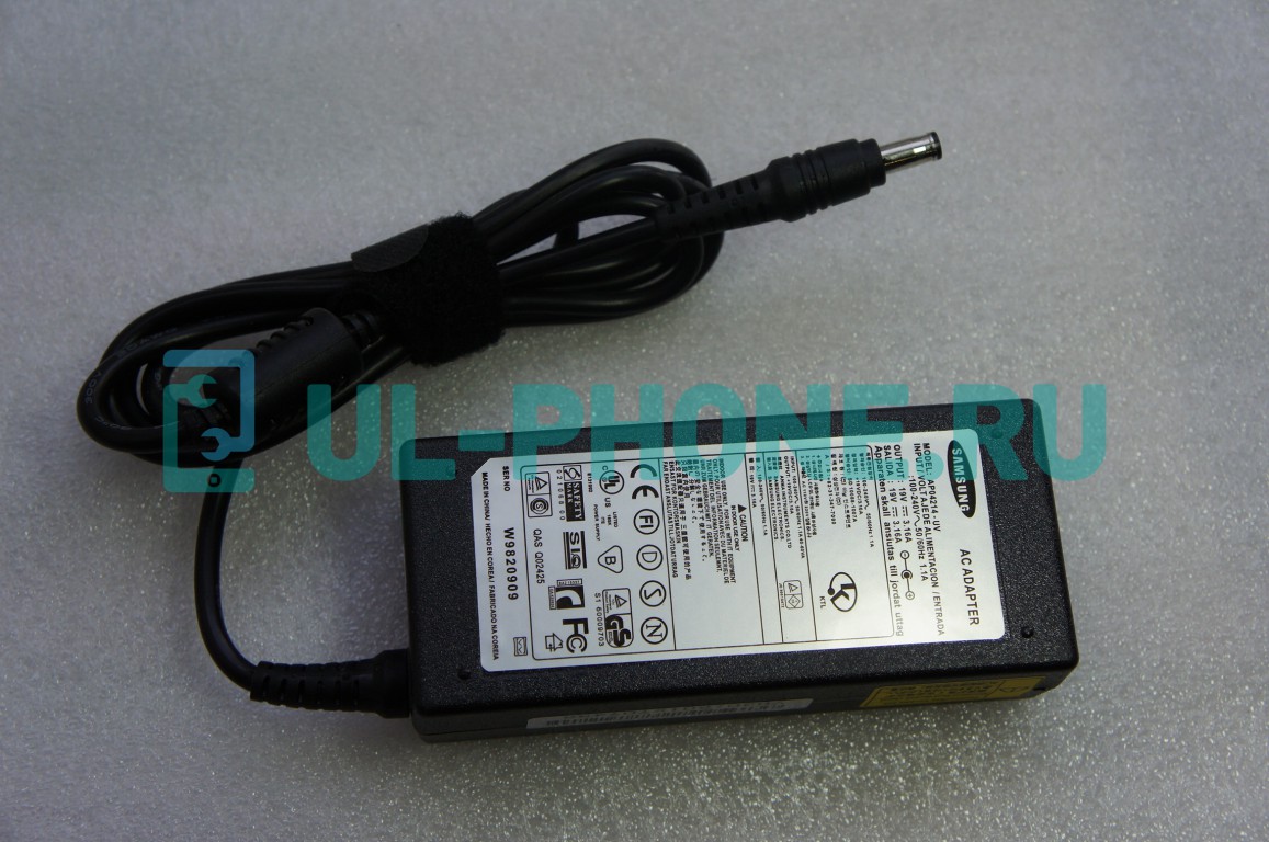 Блок питания для ноутбука Samsung 19V / 3.16A (разъем 5.5*3.0) 60w