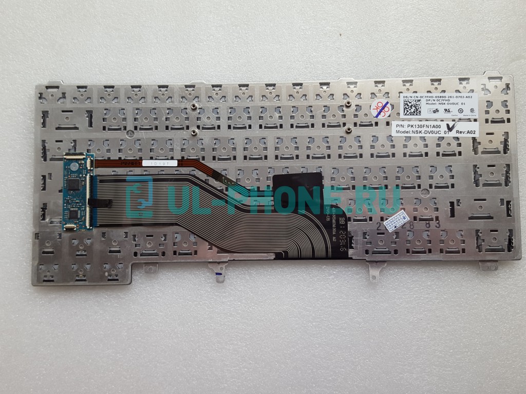 Клавиатура для ноутбука Dell Latitude E6220 / E6320 / E6330 / E6420 / E6430 / E5420 (черный)