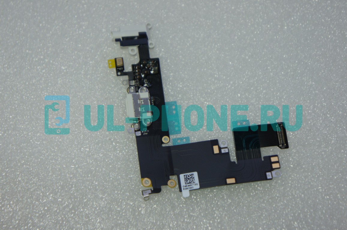 Шлейф для iPhone 6 Plus + разъем зарядки белый