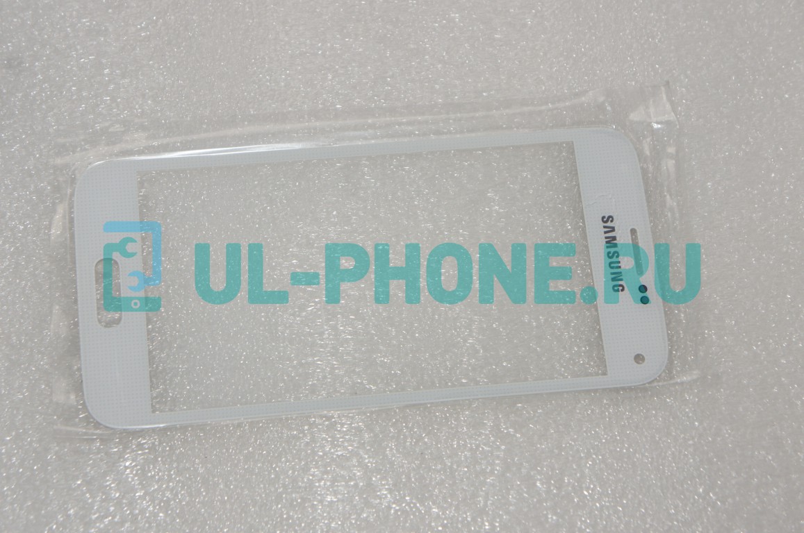 Стекло для Samsung S5 mini / SM-G800F белое