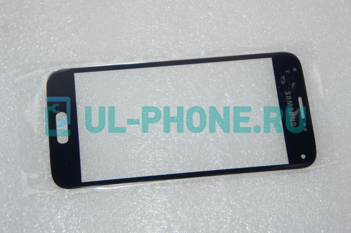 Стекло для Samsung S5 mini / SM-G800F синее