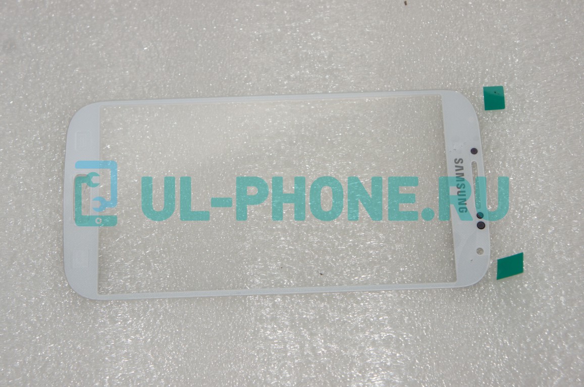 Стекло для Samsung i9500 / i9505 / Galaxy S4 белый оригинал