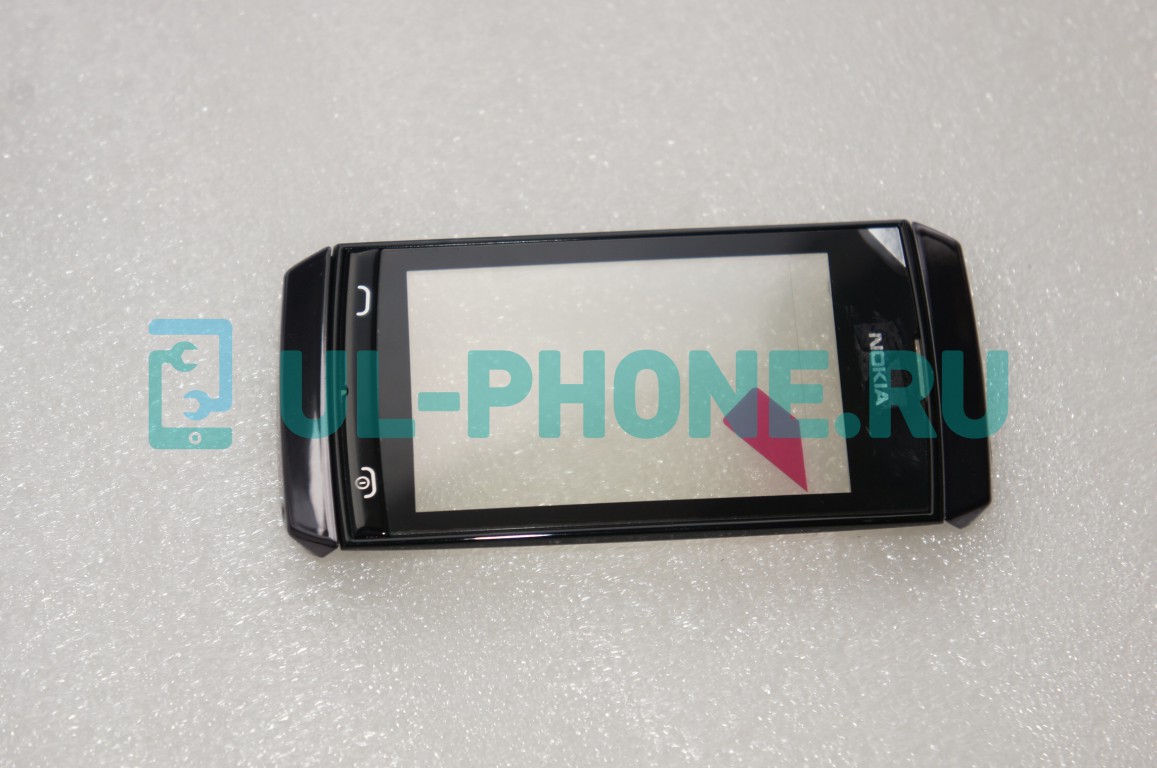 Тачскрин для Nokia 305/ 306 Asha (100% оригинал) в рамке серый