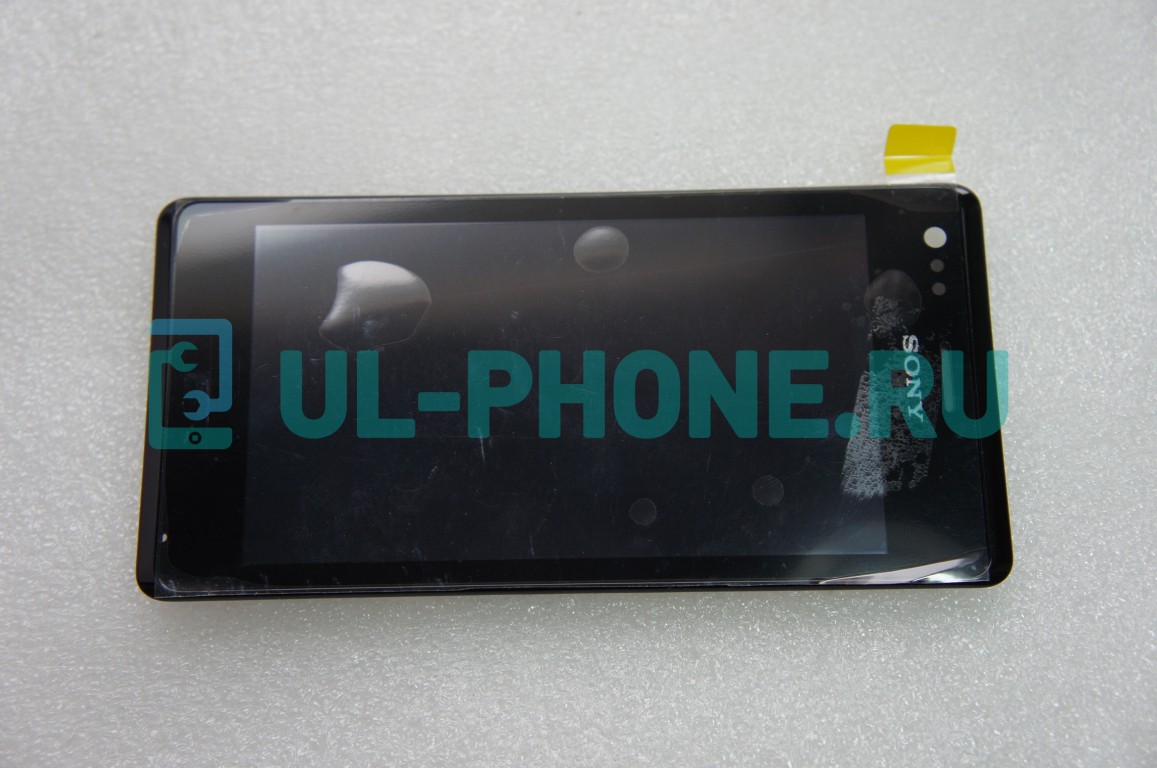 Дисплей + тачскрин для Sony Xperia M (C1905) оригинал, в рамке  черный