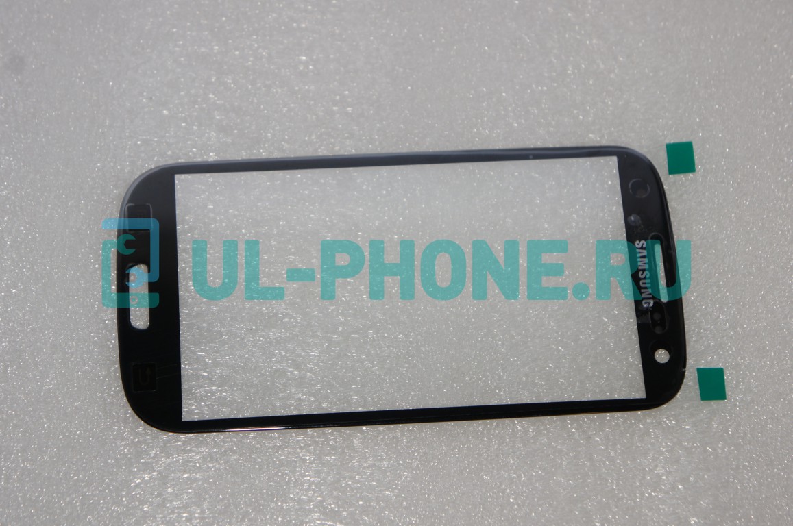 Стекло для Samsung galaxy S3 / i9300 черный (оригинал)