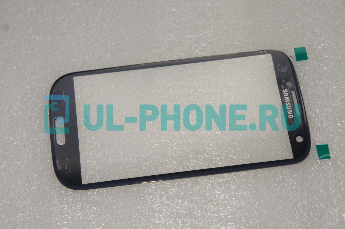Стекло для Samsung galaxy S3 / i9300 синий (оригинал)