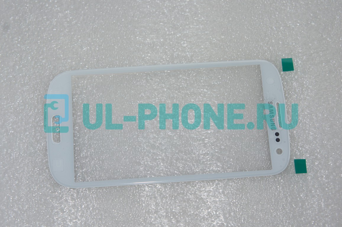 Стекло для Samsung galaxy S3 / i9300 белый (оригинал)