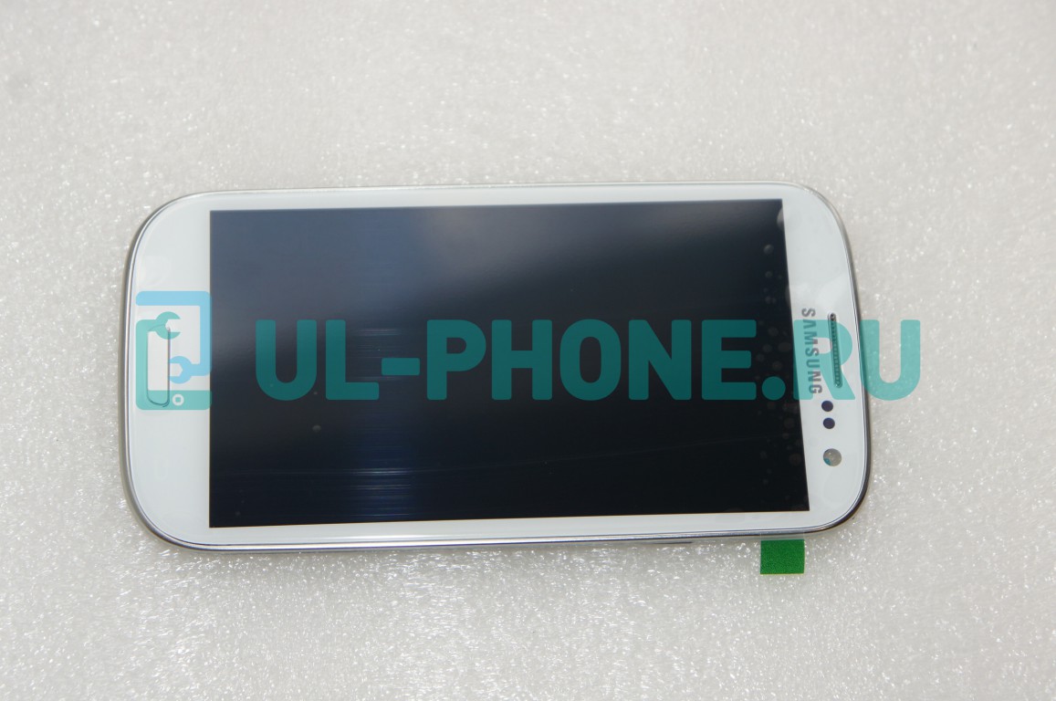 Дисплей + тачскрин для Samsung Galaxy S3 GT-I9300 (в рамке) белый