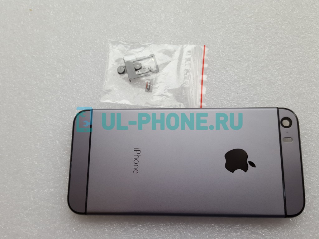 Корпус для iPhone 5S в стиле iPhone 6 (оригинал)  серый