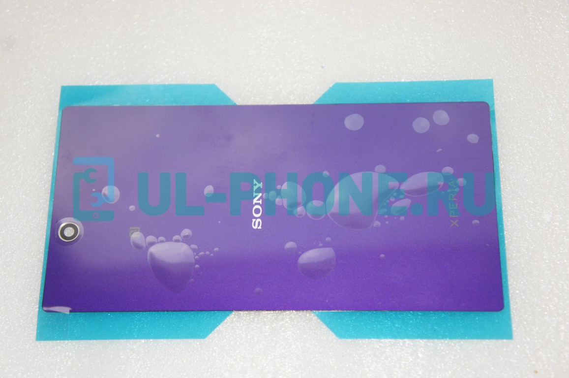 Задняя крышка для Sony Xperia Z Ultra (C6833 / C6802 / XL39h) оригинал фиолетовый