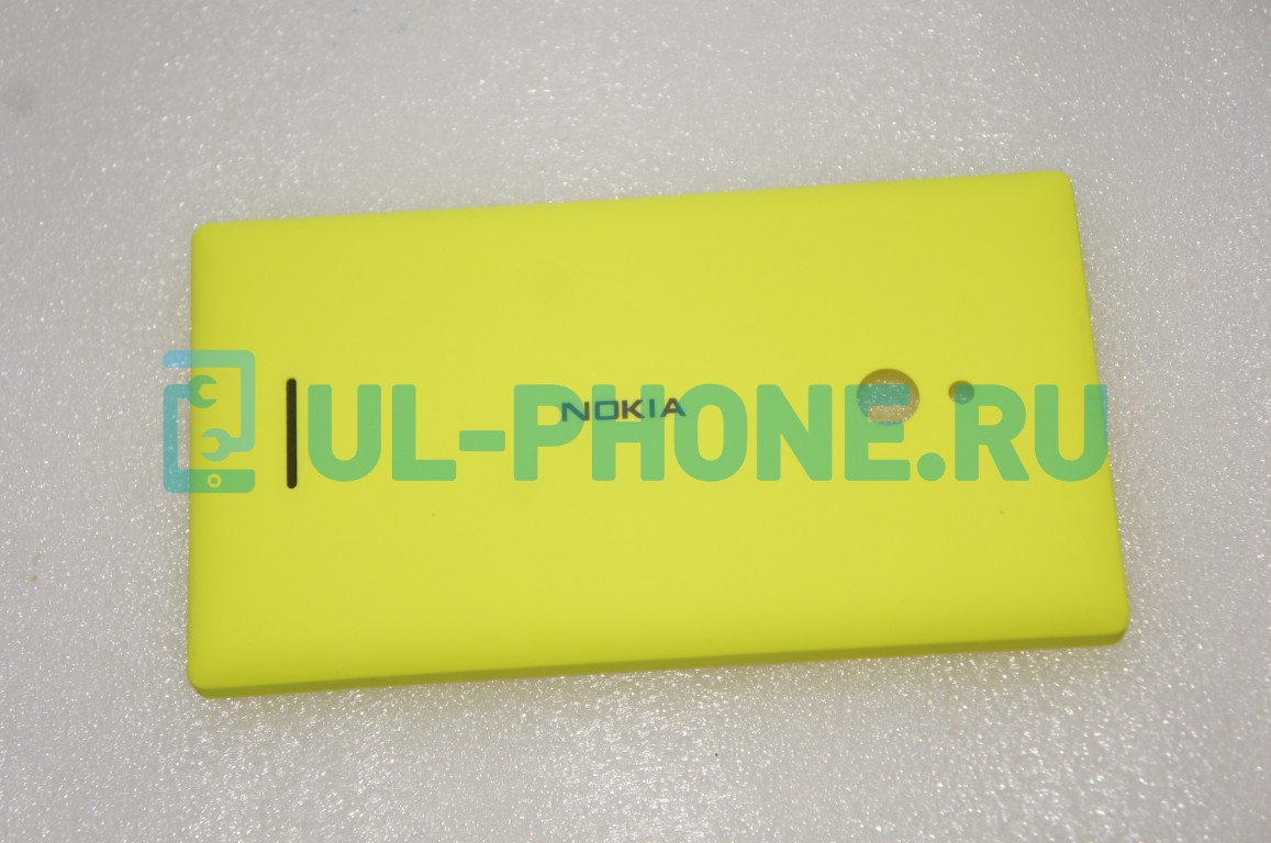 Задняя крышка для Nokia XL (RM-1030) желтая