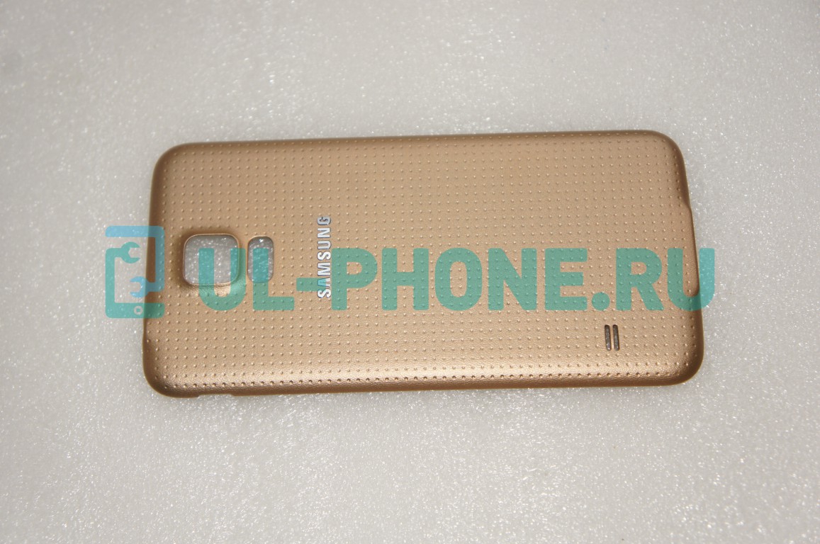 Задняя крышка для Samsung Galaxy S5 / G900F / G900H золотая