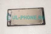 Рамка дисплея (средняя часть) для Sony Xperia Z3 (D6603 Dual/ D6616 / D6633 / D6643 / D6653) оригинал черный