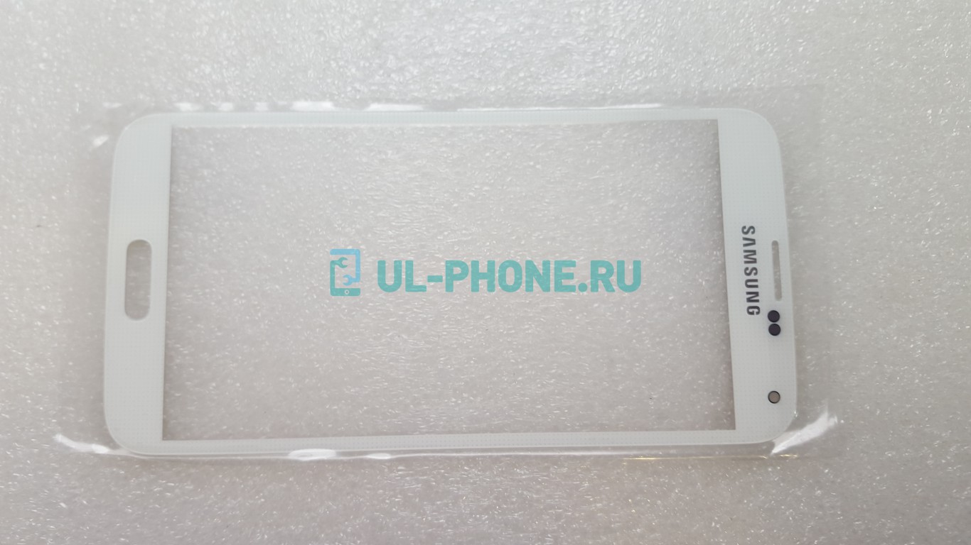 Стекло для Samsung Galaxy S5 / G900 / I9600 (оригинал) белый