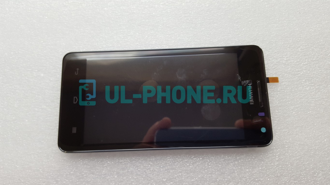 Дисплей + тачскрин для Huawei U9508 Honor 2 (в рамке) черный