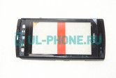 Тачскрин для Nokia 500 в рамке черный