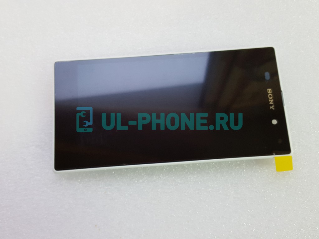Дисплей + тачскрин для Sony Xperia Z1 / C6903 / L39H / C6902 / C6906 / C6943 / HOMANI / I1 (оригинал) в рамке  белый