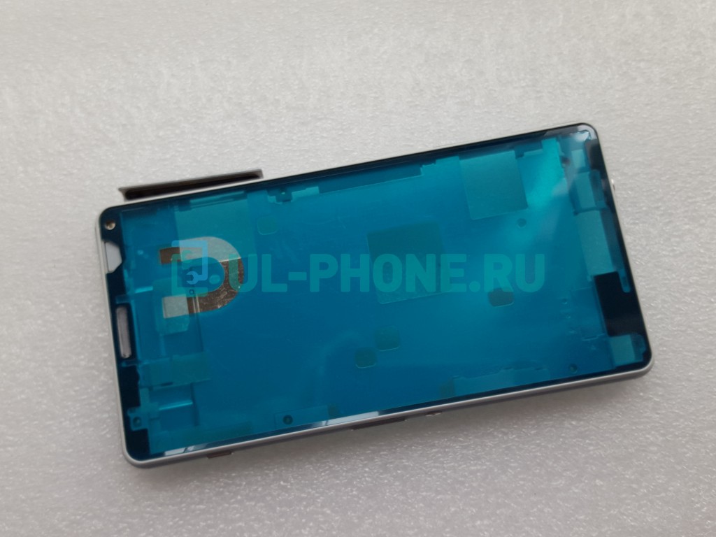 Рамка, средняя часть для Sony D5803 / Xperia Z3 Compact (с кнопками, заглушками) белый